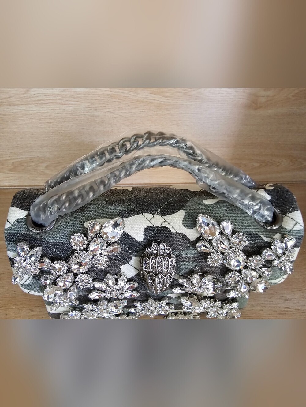 Kurt Geiger London Mini Crystal Kensington Bag. - Picture 5 of 12